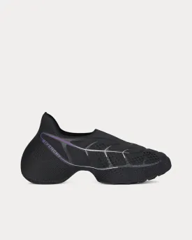 TK-360  Mesh Black / Purple Slip On Sneakers