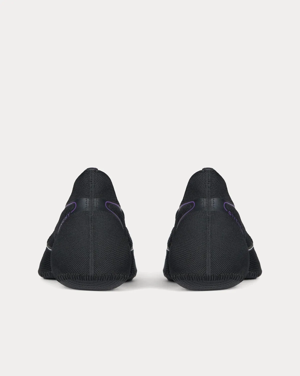 TK-360  Mesh Black / Purple Slip On Sneakers