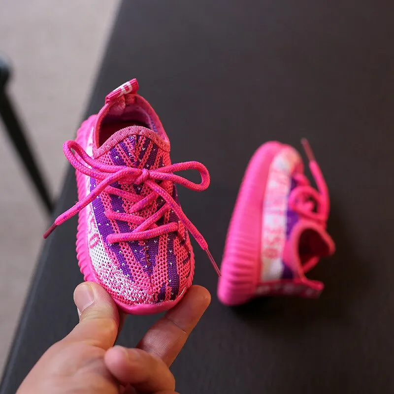 Toddler Knitted Soft Comfortable Breathable Mesh Sneakers