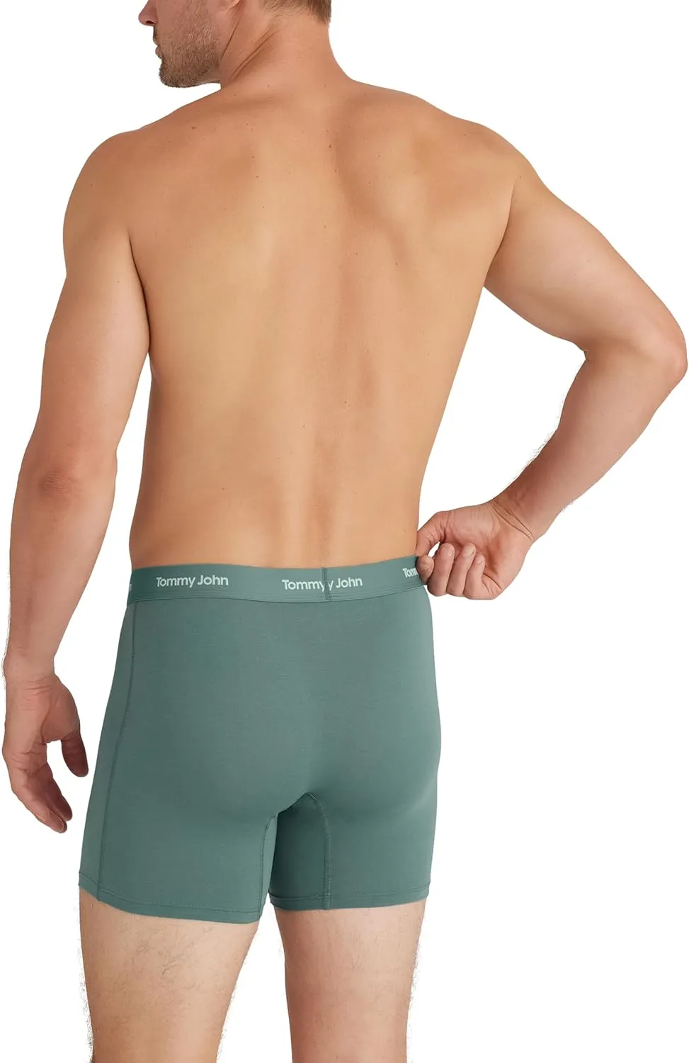 Tommy John Men's Luxe Modal 6" Boxer Brief Underwear 3-Pack