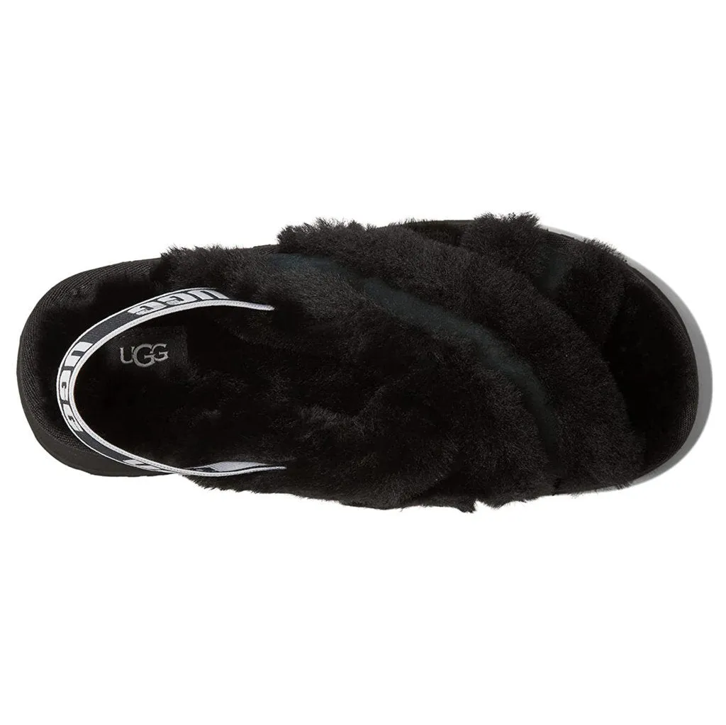 Ugg Disco Cross Slide Suede Sheepskin Women's Sandals