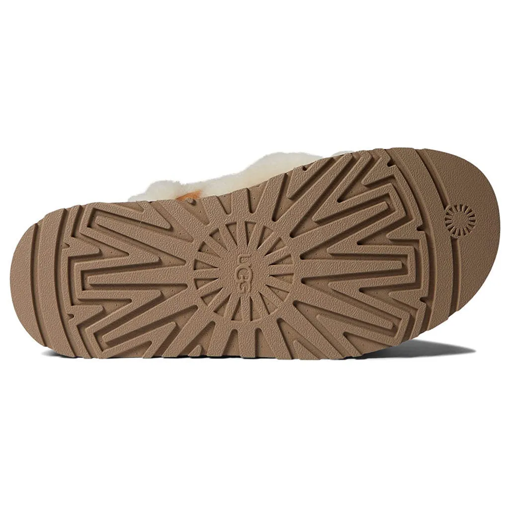 Ugg Disco Cross Slide Suede Sheepskin Women's Sandals