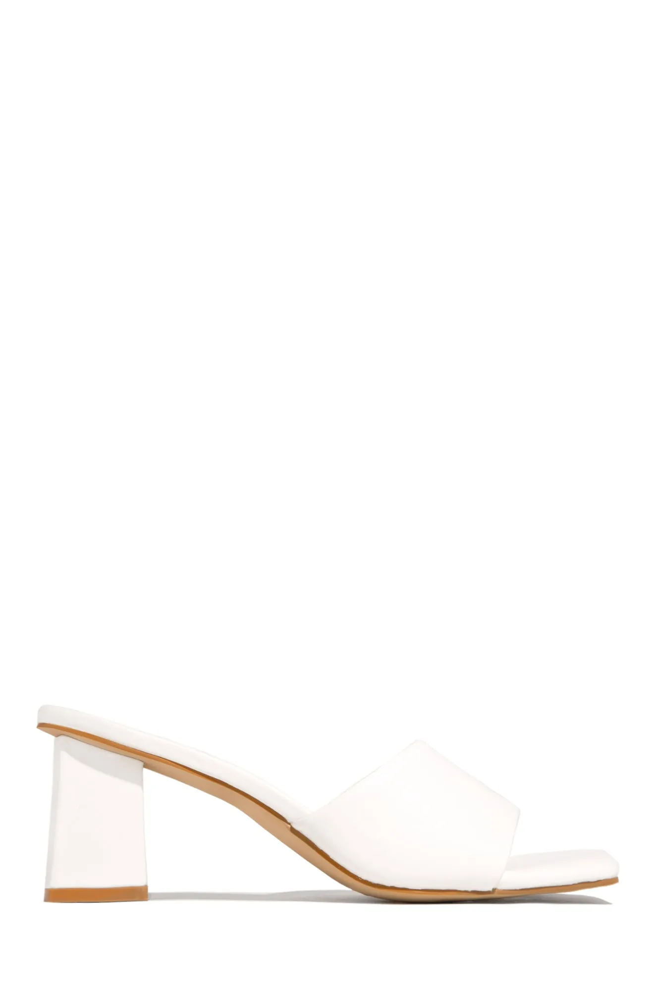 Valentine Block Heel Mules - Black