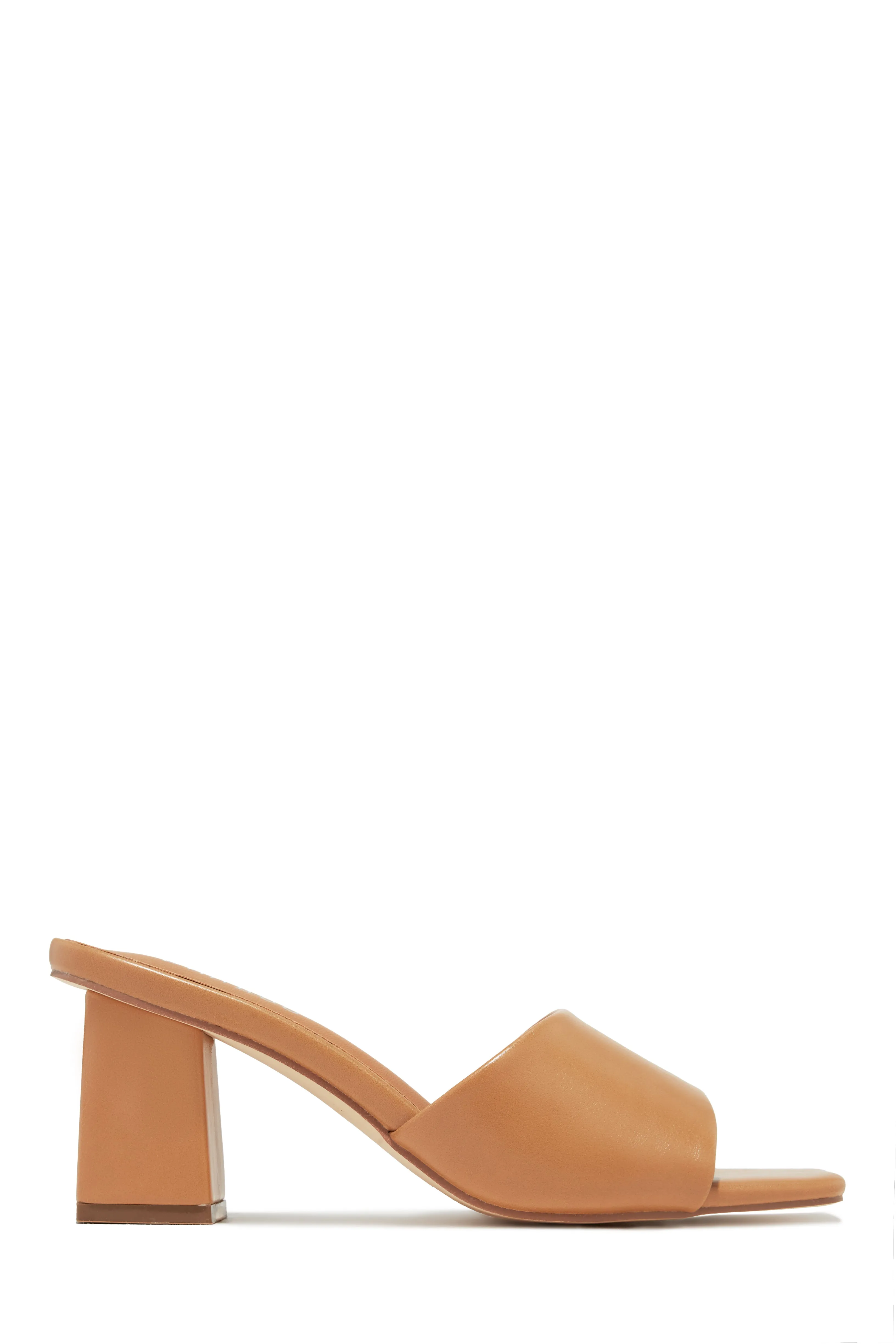 Valentine Block Heel Mules - Black