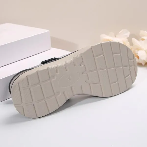 Women's Sporty Wedge Sandals with Velcro Straps 56950750S
