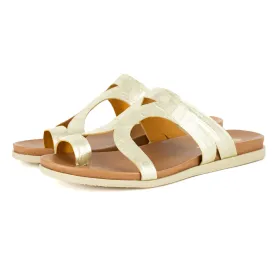 Zawadi : Ladies Leather Sandal in Indocine Brio
