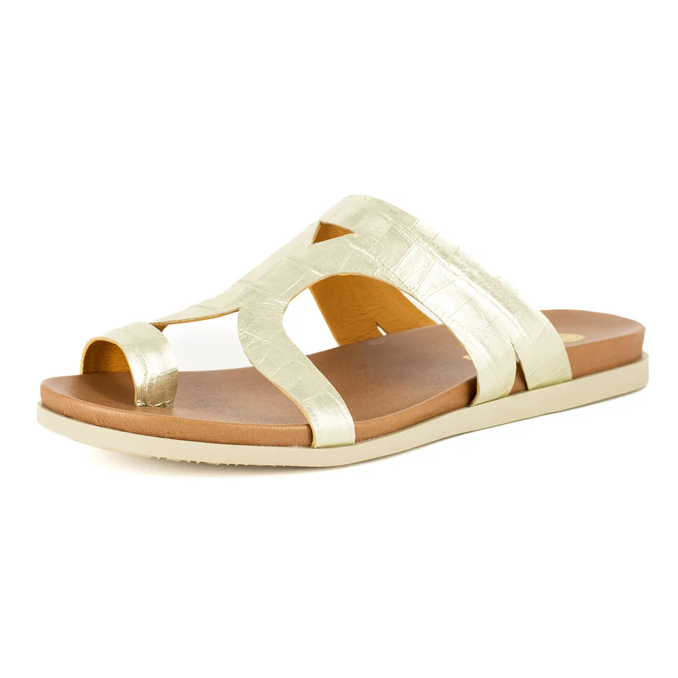 Zawadi : Ladies Leather Sandal in Indocine Brio